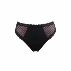 Pour Moi Black Luxe Linear High Leg Brief 3 Pour Moi Black Luxe Linear High Leg Brief -Pour Moi Shop unnamed file 1016