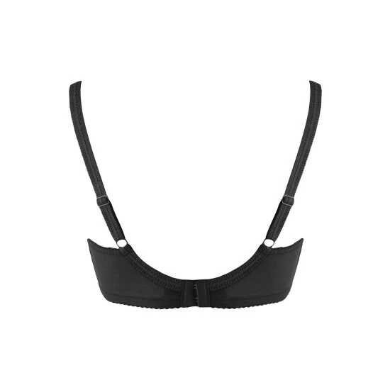 Pour Moi Black Fuller Cup St Tropez Peach/Mulberry Full Cup Bra 4 Pour Moi Black Fuller Cup St Tropez Peach/Mulberry Full Cup Bra - Image 4