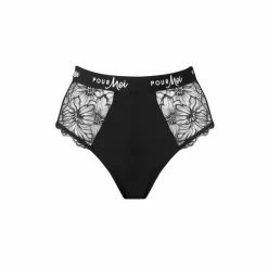 Pour Moi Black Logo Elastic High Leg -Pour Moi Shop unnamed file 1067