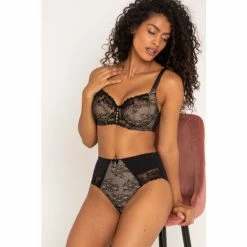 Pour Moi Black Sofia Lace Embroidered Deep Brief -Pour Moi Shop unnamed file 1080