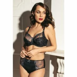 Pour Moi Black Imogen Rose Emb Brief