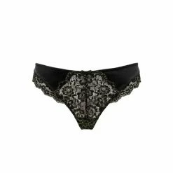 Pour Moi Black Laced In Gold Thong -Pour Moi Shop unnamed file 1195