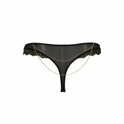 Pour Moi Black Laced In Gold Thong -Pour Moi Shop unnamed file 1196