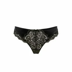Pour Moi Black Laced In Gold Thong -Pour Moi Shop unnamed file 1197