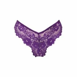 Pour Moi Purple India Eyelash Lace V Brief -Pour Moi Shop unnamed file 1218
