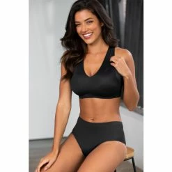 Pour Moi Black Off Duty Invisible Deep Brief