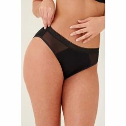 Pour Moi Black/Grey Modal And Mesh Midi Brief 2 Pack -Pour Moi Shop unnamed file 1352