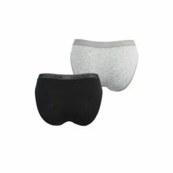 Pour Moi Black/Grey Modal And Mesh Midi Brief 2 Pack -Pour Moi Shop unnamed file 1354