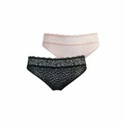 Pour Moi Black Leopard Lace Midi Brief 2 Pack -Pour Moi Shop unnamed file 1375