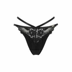Pour Moi Black India Lace Thong -Pour Moi Shop unnamed file 1391