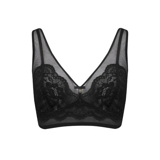 Pour Moi Black Milan DD+ Non Wired Bralette 6 Pour Moi Black Milan DD+ Non Wired Bralette - Image 6