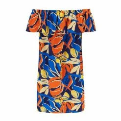 Pour Moi Black & Red Floral Textured Woven Bardot Puff Sleeve Beach Dress 15 Pour Moi Black & Red Floral Textured Woven Bardot Puff Sleeve Beach Dress -Pour Moi Shop unnamed file 1582
