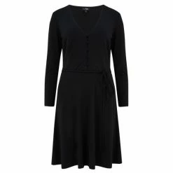 Pour Moi Black Bella Slinky Long Sleeve Tea Dress 9 Pour Moi Black Bella Slinky Long Sleeve Tea Dress -Pour Moi Shop unnamed file 1608