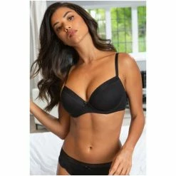 Pour Moi Black Love To Lounge Cotton T-Shirt Bra -Pour Moi Shop unnamed file 161