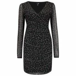 Pour Moi Black Ivy Mesh Bodycon Mini Dress -Pour Moi Shop unnamed file 1627