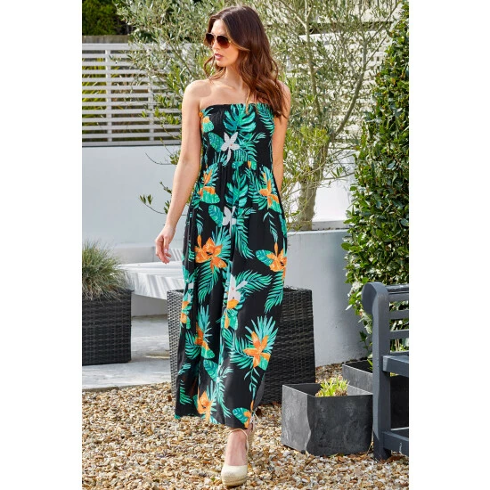 unnamed-file-1652.jpg Pour Moi Black Tropical Removable Straps Shirred Bodice Maxi Dress -Pour Moi Shop unnamed file 1652