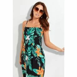 Pour Moi Black Tropical Removable Straps Shirred Bodice Maxi Dress 2 Pour Moi Black Tropical Removable Straps Shirred Bodice Maxi Dress -Pour Moi Shop unnamed file 1653