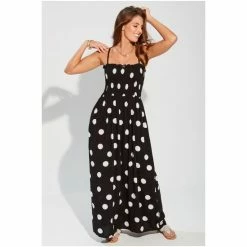 Pour Moi Black Tropical Removable Straps Shirred Bodice Maxi Dress 6 Pour Moi Black Tropical Removable Straps Shirred Bodice Maxi Dress -Pour Moi Shop unnamed file 1657