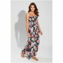 Pour Moi Black Tropical Removable Straps Shirred Bodice Maxi Dress 8 Pour Moi Black Tropical Removable Straps Shirred Bodice Maxi Dress -Pour Moi Shop unnamed file 1659