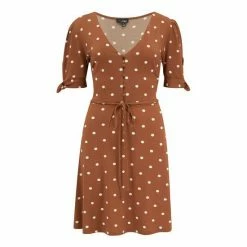 Pour Moi Black Floral Bella Slinky Recycled Jersey Tie Sleeve Tea Dress -Pour Moi Shop unnamed file 1756