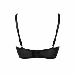 Pour Moi Black India Satin Padded Longline Bra -Pour Moi Shop unnamed file 179