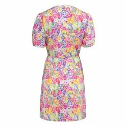 Pour Moi White Floral Margot Woven Satin Short Tea Dress -Pour Moi Shop unnamed file 1796
