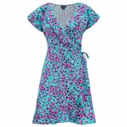 Pour Moi Blue Woven Wrap Beach Dress -Pour Moi Shop unnamed file 1826