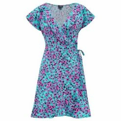 Pour Moi Blue Woven Wrap Beach Dress -Pour Moi Shop unnamed file 1827