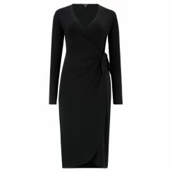 Pour Moi Black Bryony Slinky Recycled Jersey Bodycon Midi Dress -Pour Moi Shop unnamed file 1884