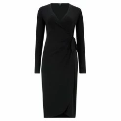 Pour Moi Black Bryony Slinky Recycled Jersey Bodycon Midi Dress -Pour Moi Shop unnamed file 1886