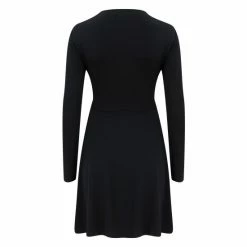 Pour Moi Black Bailey Slinky Recycled Jersey Skater Dress -Pour Moi Shop unnamed file 1938