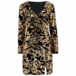 Pour Moi Black Selena Velvet Sequin Mini Dress 3 Pour Moi Black Selena Velvet Sequin Mini Dress -Pour Moi Shop unnamed file 1943