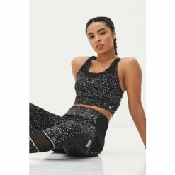 Pour Moi Black Energy Reflective Mesh Insert Crop Top - Low Impact -Pour Moi Shop unnamed file 199