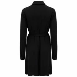 Pour Moi Black Bailey Slinky Recycled Jersey Mini Shirt Dress -Pour Moi Shop unnamed file 2014