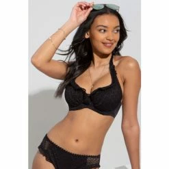 Alternative view of Pour Moi Black Castaway Halter Underwired Top