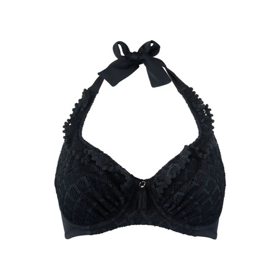 Pour Moi Black Castaway Halter Underwired Top 4 Pour Moi Black Castaway Halter Underwired Top - Image 4