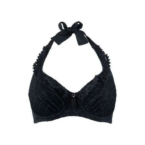 Pour Moi Black Castaway Halter Underwired Top 6 Pour Moi Black Castaway Halter Underwired Top - Image 6