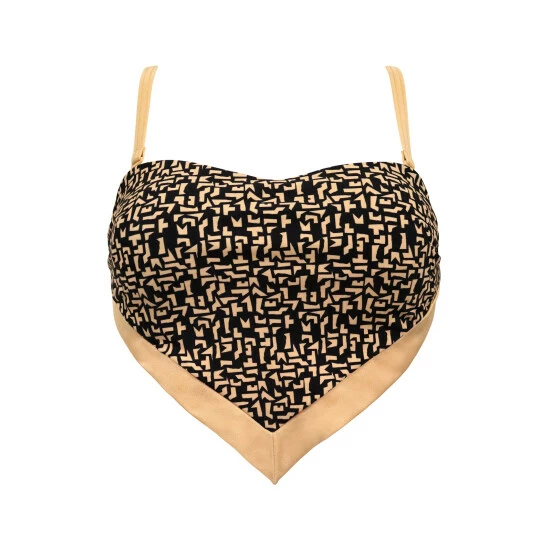 Pour Moi Black Casablanca Underwired Removable Straps Scarf Top 6 Pour Moi Black Casablanca Underwired Removable Straps Scarf Top - Image 6