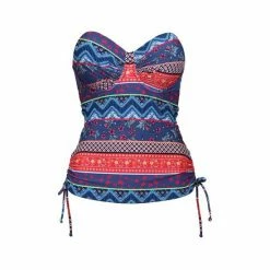 Pour Moi Dark Blue Soleil Lightly Padded Underwired Multiway Tankini -Pour Moi Shop unnamed file 2071