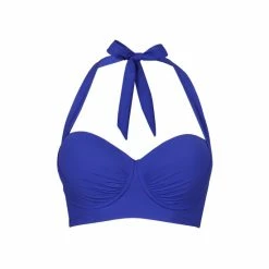 Pour Moi Dark Blue Soleil Lightly Padded Underwired Multiway Longline Bikini -Pour Moi Shop unnamed file 2075