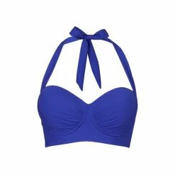 Pour Moi Dark Blue Soleil Lightly Padded Underwired Multiway Longline Bikini -Pour Moi Shop unnamed file 2077