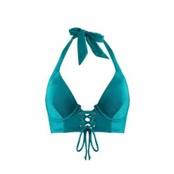 Pour Moi Black India Recycled Longline Underwired Halter Top -Pour Moi Shop unnamed file 2090