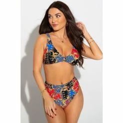 Alternative view of Pour Moi Black Riviera Non Wired Removable Cups Top