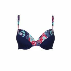 Pour Moi Navy Positano Lightly Padded Underwired Top -Pour Moi Shop unnamed file 2109