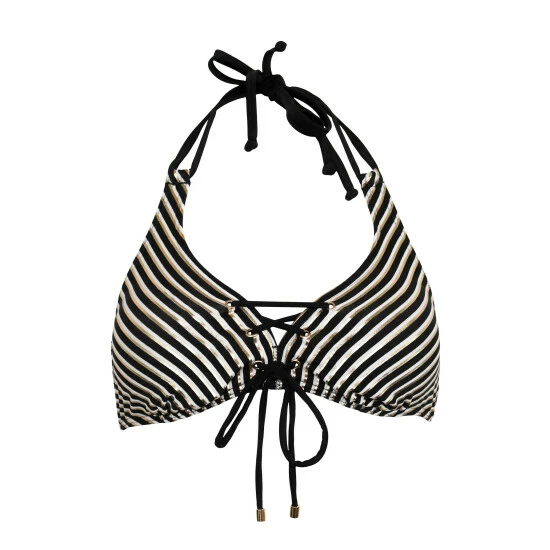 Pour Moi Black Radiance Removable Padded Halter Non Wired Top 4 Pour Moi Black Radiance Removable Padded Halter Non Wired Top - Image 4