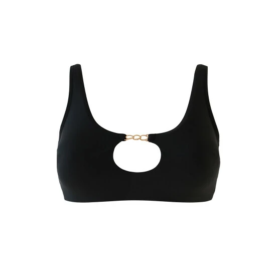 Pour Moi Black India Chains Recycled Cut Out Cami Top 3 Pour Moi Black India Chains Recycled Cut Out Cami Top - Image 3