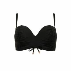 Pour Moi Black Santa Cruz Strapless Lightly Padded Underwired Top -Pour Moi Shop unnamed file 2182