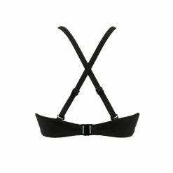 Pour Moi Black Santa Cruz Strapless Lightly Padded Underwired Top -Pour Moi Shop unnamed file 2183