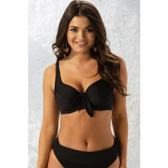 Pour Moi Black Azure Underwired Lined Non Padded Top 3 Pour Moi Black Azure Underwired Lined Non Padded Top - Image 3
