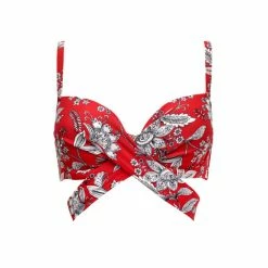 Pour Moi Red Freedom Lightly Padded Underwired Wrap Top -Pour Moi Shop unnamed file 2216